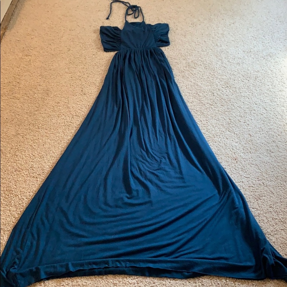 Teal Rachel Pally Gown